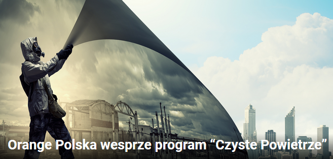 Orange Polska wesprze program Czyste Powietrze