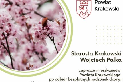 Czyste powietrze i bioróżnorodność – sadzimy drzewa i krzewy w powiecie krakowskim